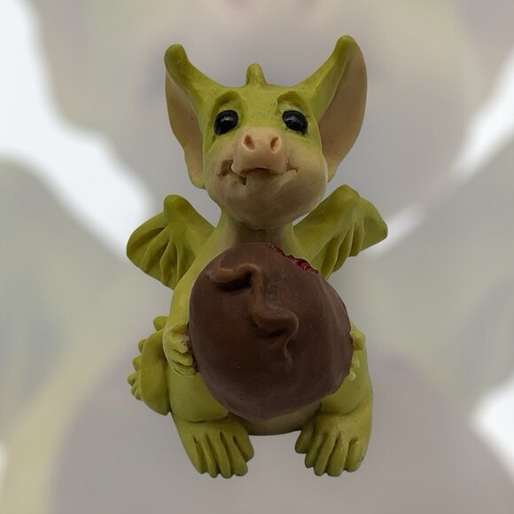 Pocket Dragon "Wanna Bite" Figurine by Real Musgrove Vintage Collectors Club 93" - Picture 3 of 14